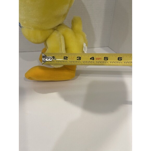 Vintage Looney Tunes Tweety Bird 1997 Stuffed Animal Plush Large Around 12” Tall - Picture 9 of 12